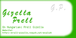 gizella prell business card